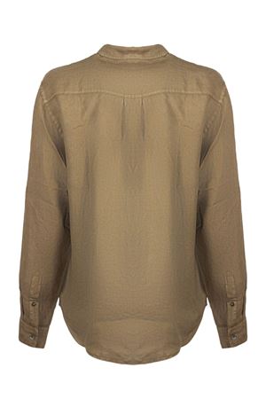 Brown linen shirt MAURO GRIFONI | G6AB0010ABU15G